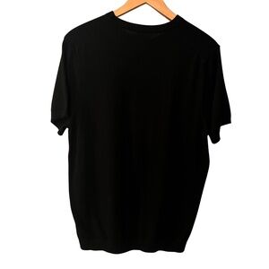 Medium ZARA Black Short Sleeve Sweater like Shirt